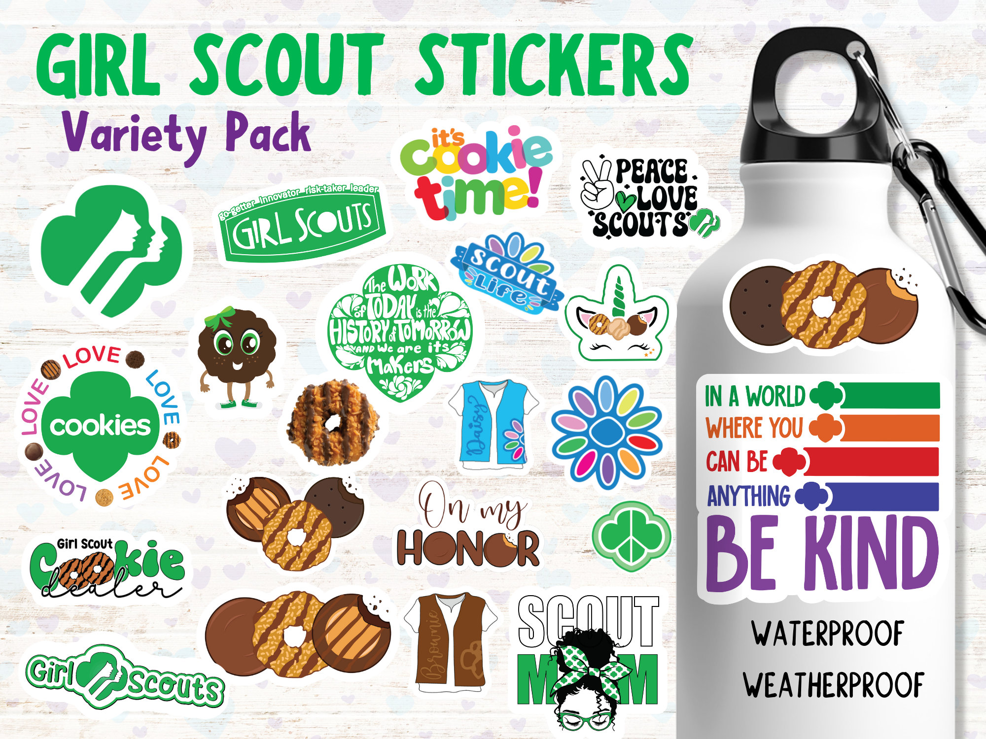 Girl Scouts Water Bottle Decal