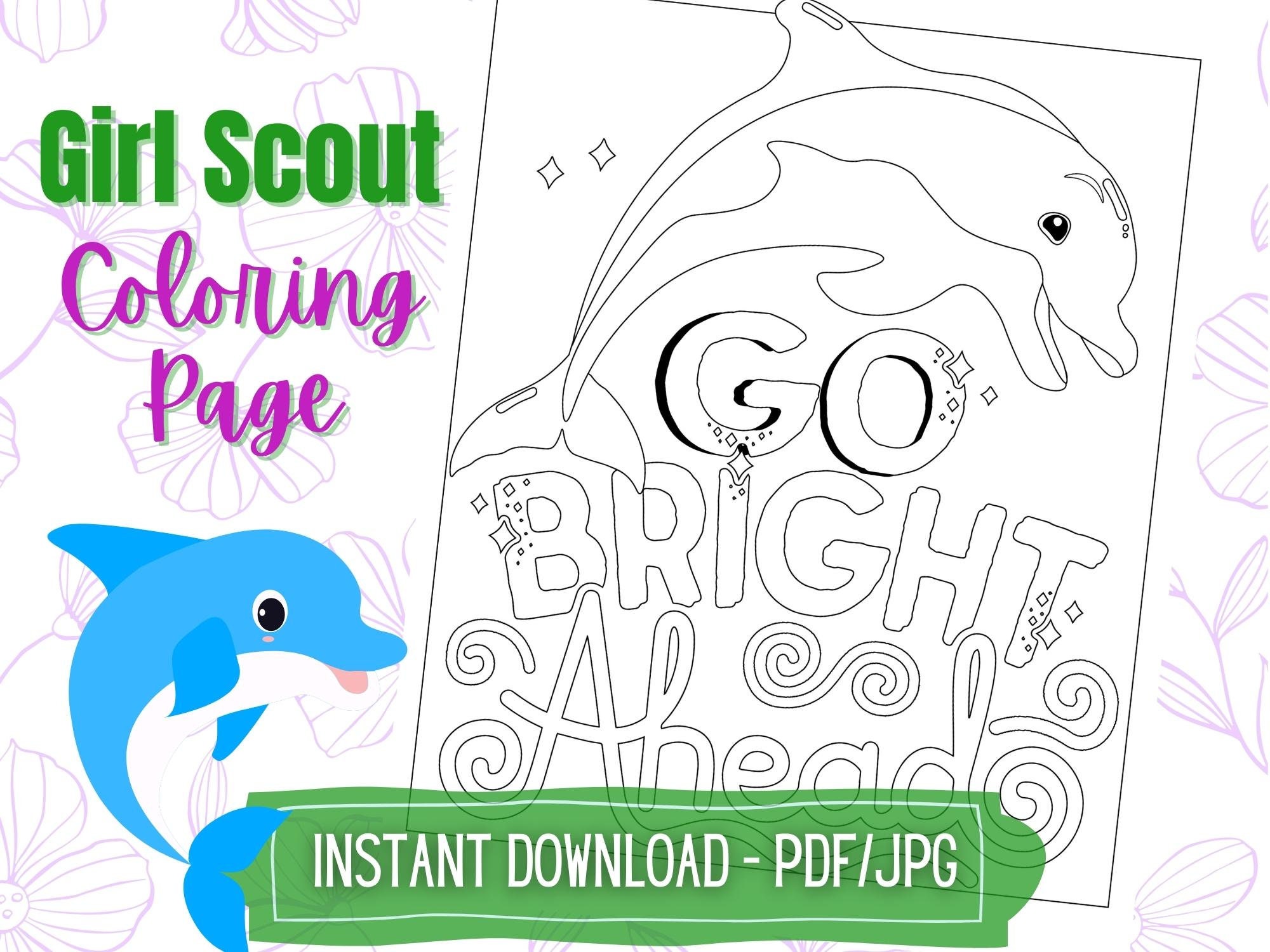 Daisy Girl Scout Printable Coloring Pages