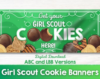 Printable Girl Scout Cookie Booth Banner - Etsy