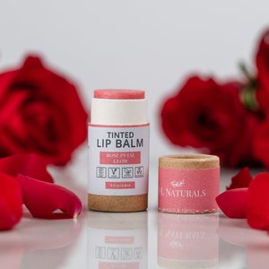 Rose Petal | Tinted Lip Balm | all natural and vegan lipstick best Mothers Day gift