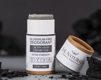 Activated Charcoal | Travel Deodorant Vegan | extra strength deodorant natural personal care by JnLNaturals