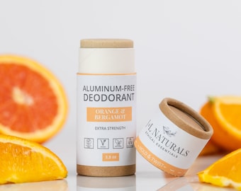 Orange + Bergamot | Vegan Deodorant | all natural deodorant tubes zero waste vegan self care gifts for her by JnLNaturals