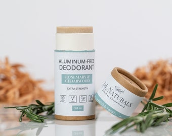 Rosemary + Cedarwood | Natural Deodorant | vegan zero waste deodorant stick best girls weekend favors by JnLNaturals