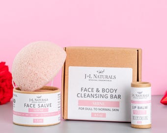 Bridesmaids Gifts | Tea Tree Essential Oil + Organic Argan Oil | Vegan Skincare Set | Zero waste self care box spa set best wedding gift