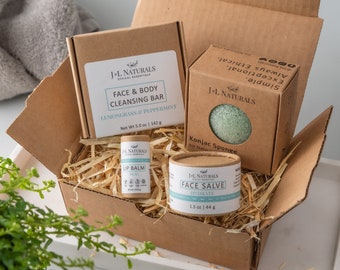 Natural Skincare, Easter Gift Boxes For Her, Spa Gift Box, Vegan Facial Care, Unique Gift, Relaxation Gift,Pamper Gift Box, Daughter Gift