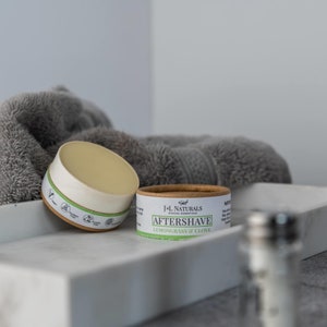 Unique Gift For Dad | Lemongrass + Clove | Natural Aftershave Balm For Him |vegan after shave lotion zero waste best dad gift & grandpa gift