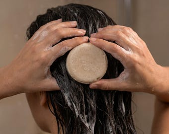 Wachstums-feste Shampoo Bar für dickeres und gesünderes Haar | Vegan Sulfate Freie Haarwaschbars Zero Waste Hair Care Beste Brautjungfern Geschenke