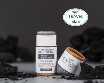 Activated Charcoal | Travel Deodorant Vegan | extra strength deodorant natural personal care by JnLNaturals
