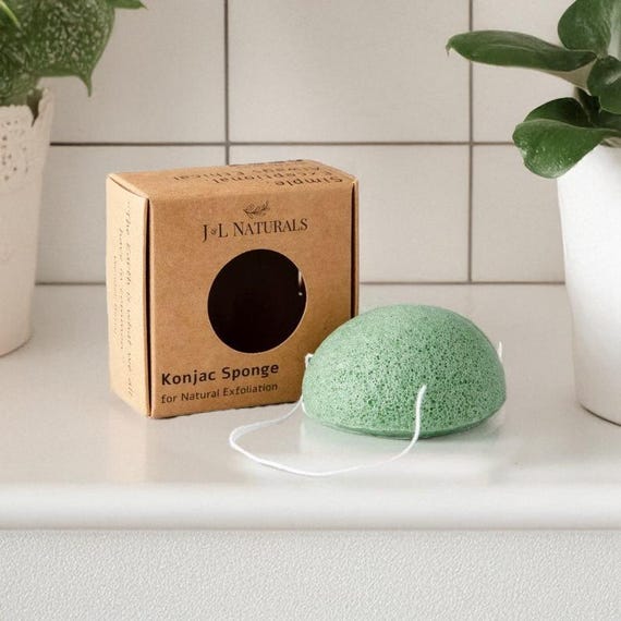 Beter Konjac-Gesichtsschwamm – Natürliches Peeling Für Sensible Haut, Vegan & Reisefreundlich