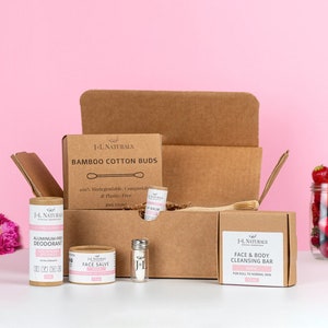 Unique Gift For Mom | Papaya Seed Oil + Argan Oil | Self Care Box | zero waste skin care package mental health gift for her all natural