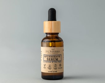 Gift for Him Lavender Tea Tree Oil Natural After Shave Serum