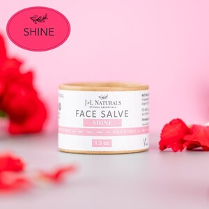 Géranium rosat + huile d&#39;amande douce | Crème pour le visage brillance pour peau normale à terne | Baume au beurre pour le visage entièrement naturel et végétalien soins de la peau zéro déchet