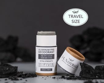 Aktivkohle | Veganes Reisedeo | Extra starkes Deo, natürliche Körperpflege, ideales Campingzubehör oder Festival-Essentials