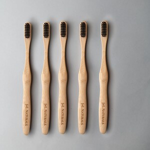 Bamboo Toothbrush Pick-2 Zero Waste Bath Essentials Multiple Colors image 10