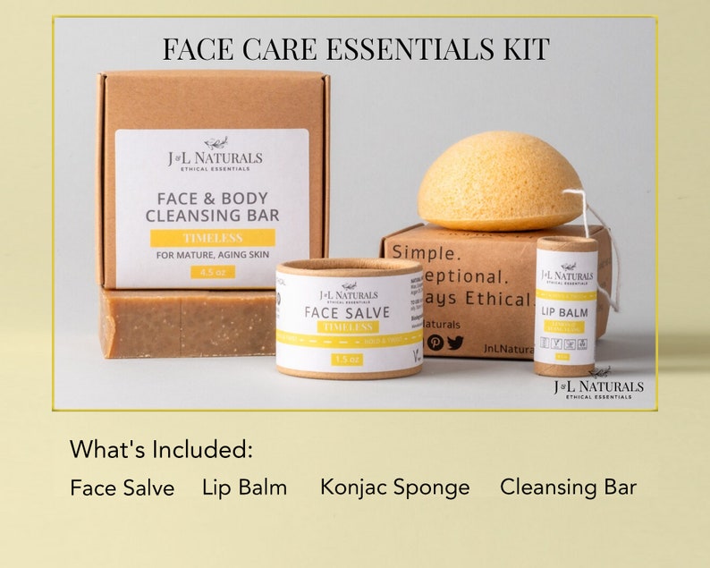 Shea Butter Sweet Almond Oil Skincare Gift Boxes and Baskets For Mom zero waste facial kits cruelty-free beauty gift boxes Face Care Essentials