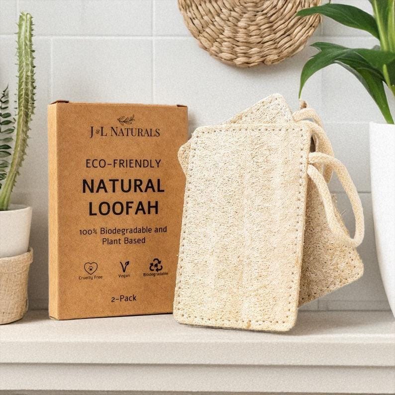 J&L Naturals Loofah Sponge