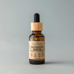 Gift For Him | Rosemary + Cedarwood | Natural Aftershave Serum Mens | vegan aftershave oil zero waste grooming accessory gift