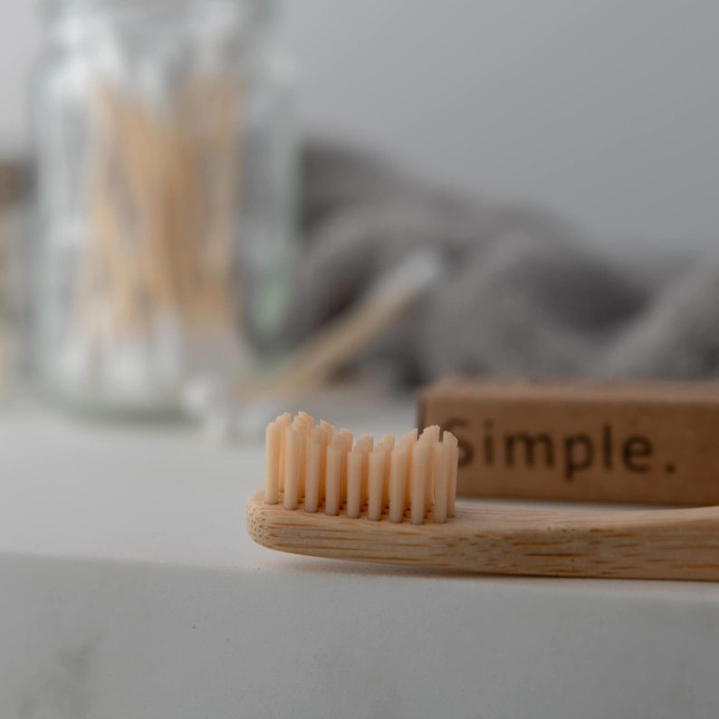 Bamboo Toothbrush Pick-2 Zero Waste Bath Essentials Multiple Colors image 2