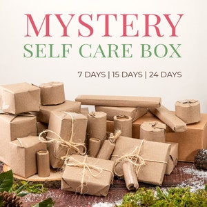 Mystery Self Care Gift Box For Women, Mothers Day Gift Idea, Advent Calendar, Accessories For Mom, Spa Gift For Her, Natural Skincare