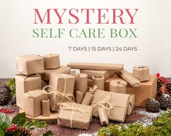 Mystery Self Care Gift Box For Women, Mothers Day Gift Idea, Advent Calendar, Accessories For Mom, Spa Gift For Her, Natural Skincare