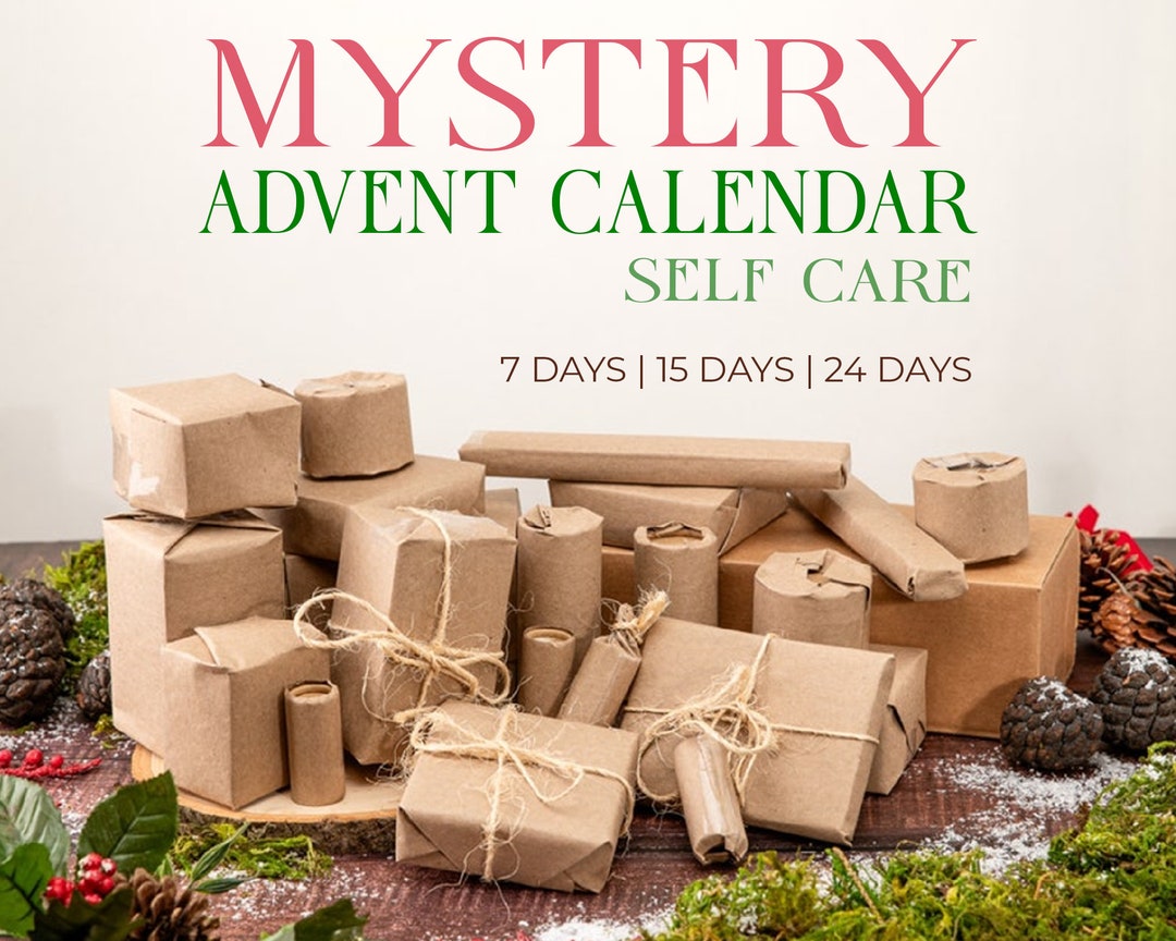 Self Care Advent Calendar for Women, Christmas Countdown Kit, Mystery