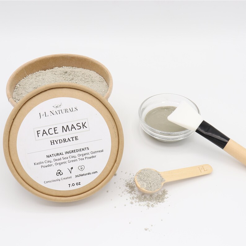 SENSITIVE SKIN MASK Natural Exfoliating Vegan Facial Scrub Etsy