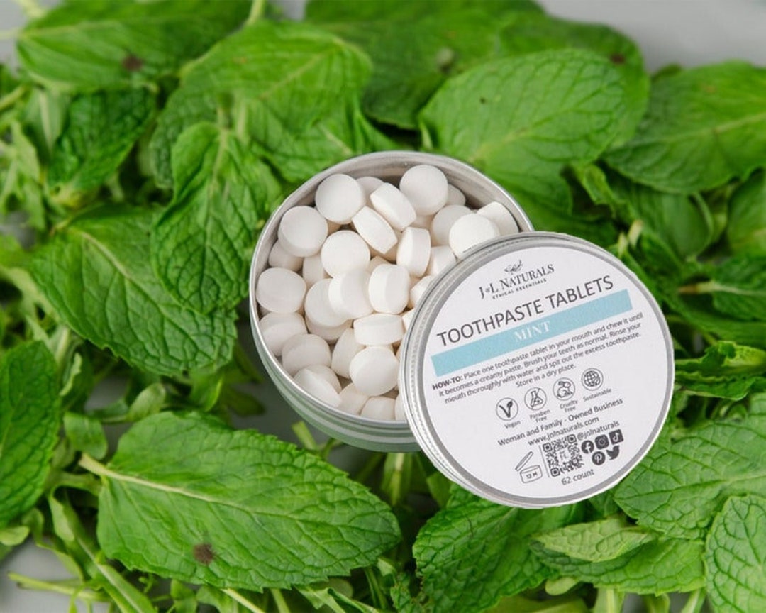 Toothpaste Tablets Roses Toothpaste Tablets Best Travel Gifts - Herbal Mint Toothpaste - Vegan ...
