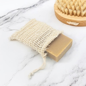 Soap Saver Bag, Exfoliating Soap Saver Net, Travel Accessory Gift, Cotton Soap Bag Sack, Zero Waste Bath Accessories,  Body Scrubber, Gift