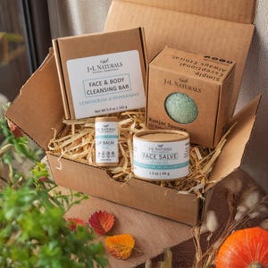 Self Care Gift, Natural Skincare, Teacher Appreciation, Pamper Box For Her, Spa Gift, Vegan Fall Style Gift Package,Bath & Body,Spring Style
