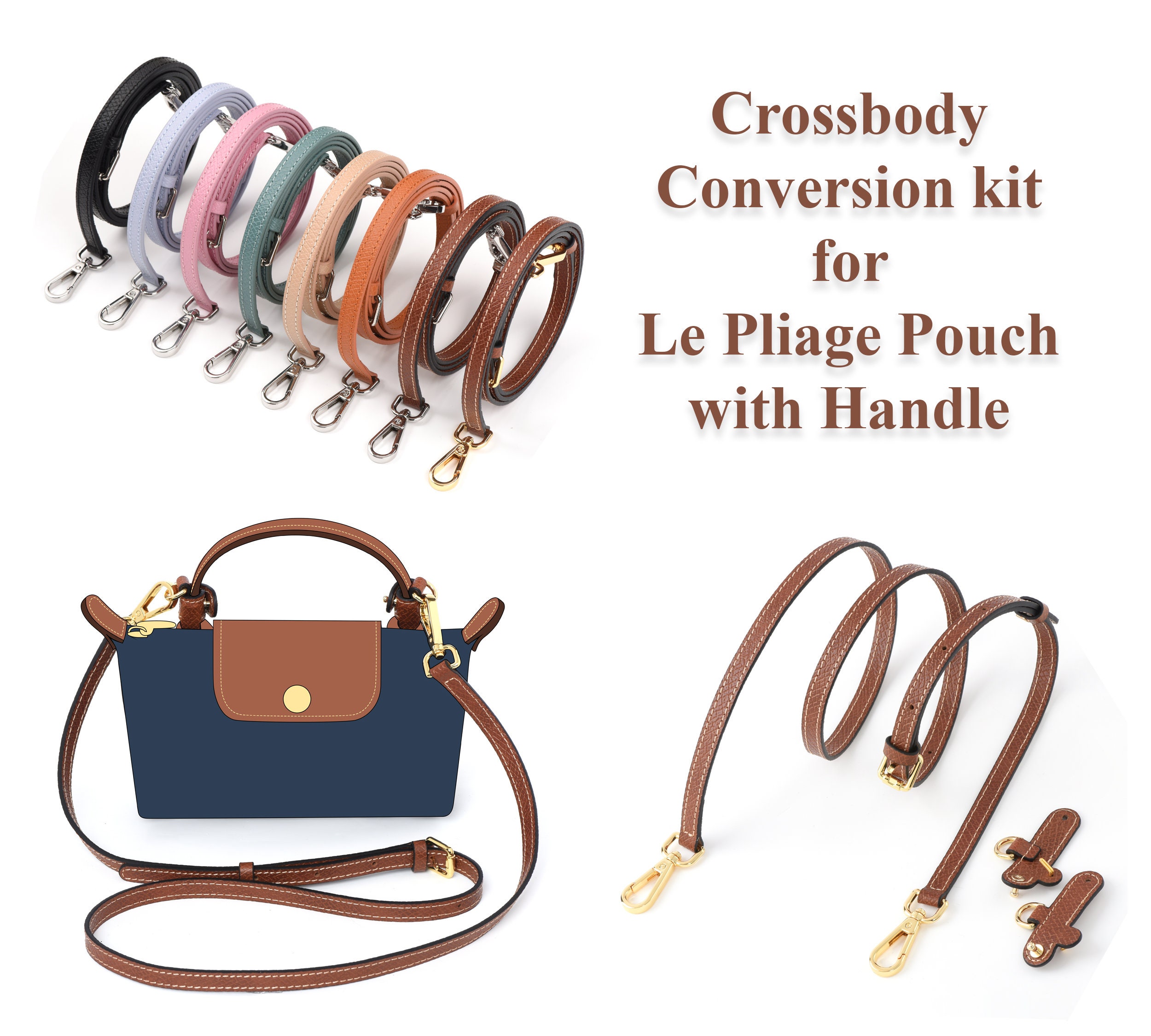 Crossbody Chain Conversion Kit for Wallets - Bag Straps Online 55 / 140 cm / XL