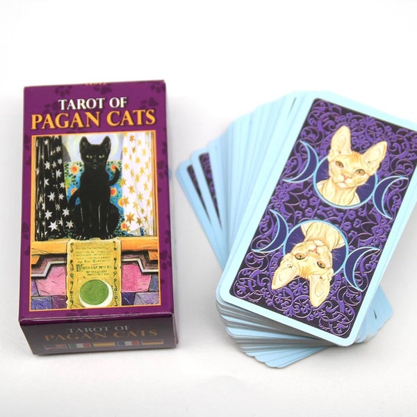 Pagan Cat Tarot Boxed Deck.  Deck and Mini Booklet