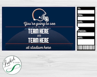 Denver Broncos-tema | Evenemangsbiljett till minne