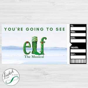 Elf the Musical | Keepsake Event Ticket