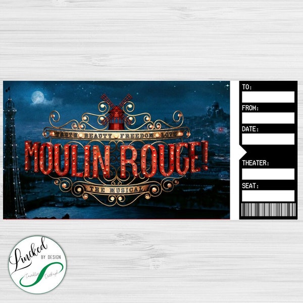 Moulin Rouge | Keepsake Event Ticket