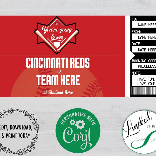 Cincinnati Reds Etsy