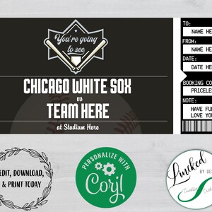 Chicago White Sox-TEMA | Evenemangsbiljett till minne