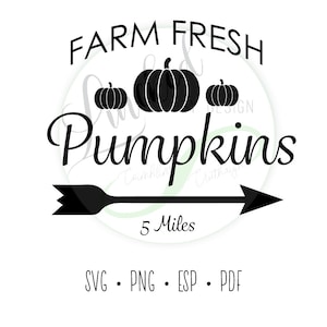 Farm Fresh Pumpkins SVG et fichiers coupés Cricut et Silhouette