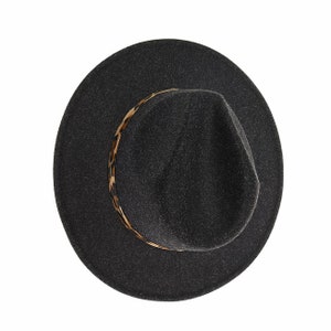 Leopard Belt Panama Hat main image 1