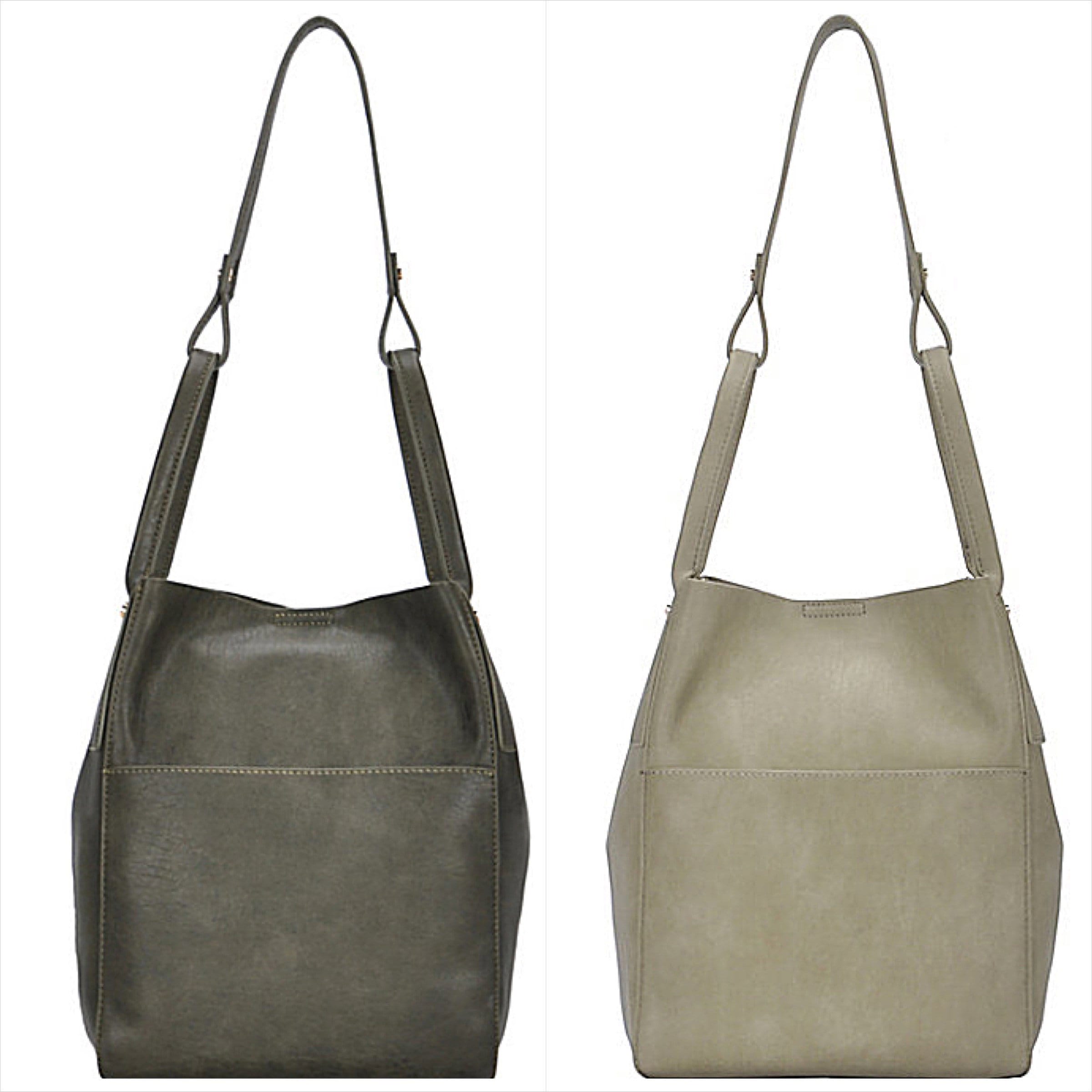 Vegan Hobo Bag Bucket Soft Leather Handbag Purse Tote Boho Etsy