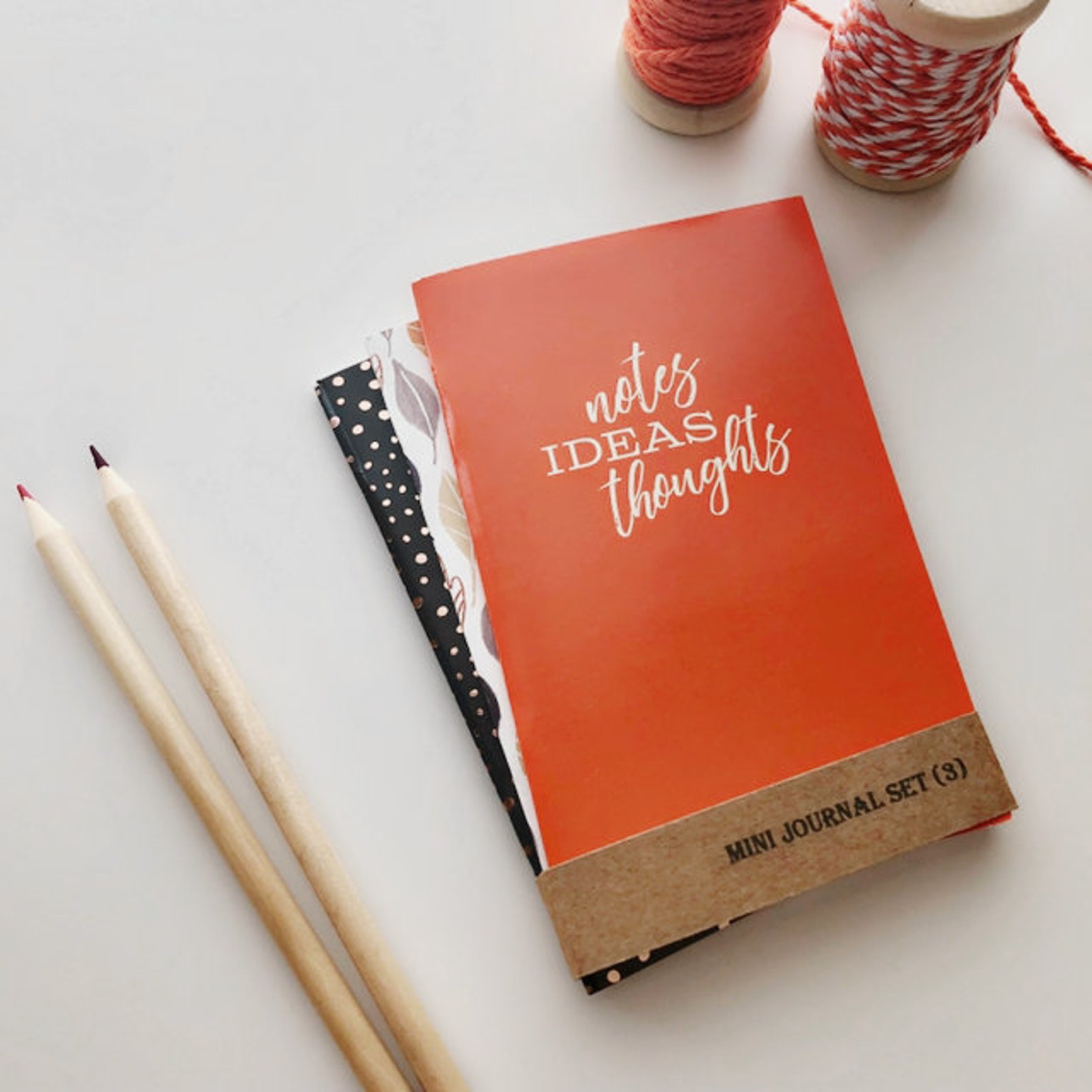 Mini Pocket Journal Sets 3 Blank Notebook Notepad Diary Log Etsy