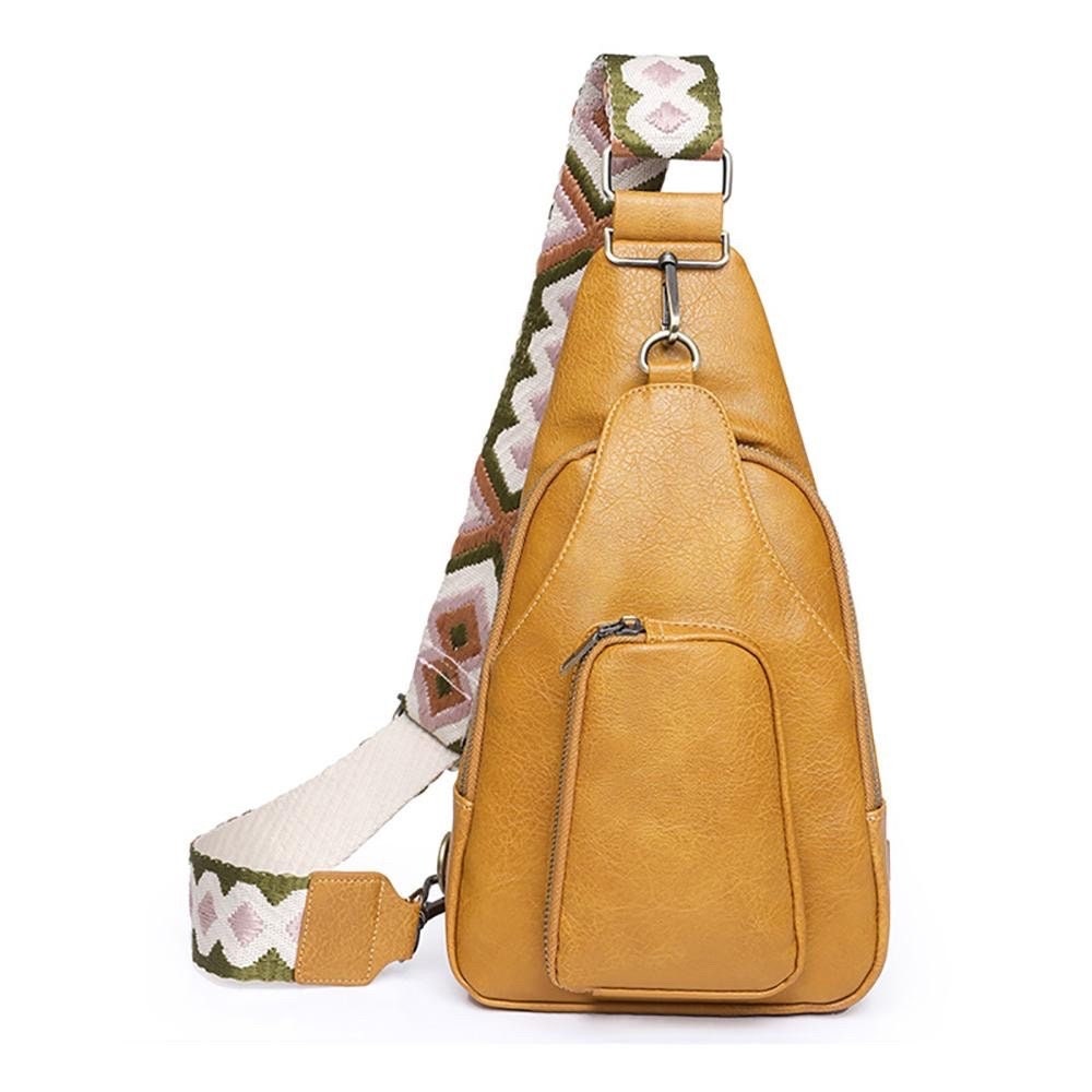 Mustard Checkered Sling Bag – JennaBeeHandmade