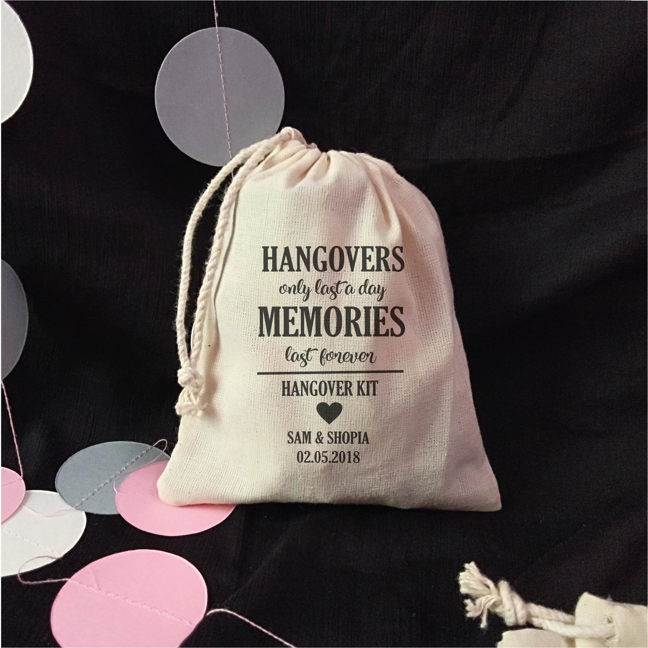 Hangover Kit Wedding Favors Hangover Kit Bags Etsy