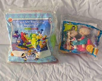 Vintage Burger King The Rugrats Movie 90s Kids Meal Toys Lot Of 2 New Sealed