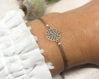 Bracelet tree of life, 925 sterling silver bracelet, tree of life bracelet