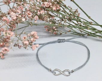 Bracelet with infinity, 925 sterling silver bracelet, infinity bracelet