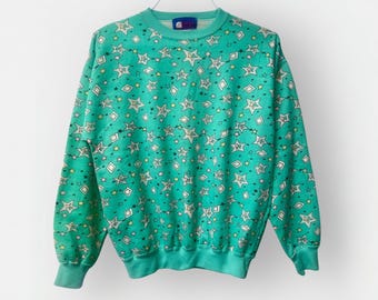 Mała bluza z gwiazdą w stylu vintage z lat 90.