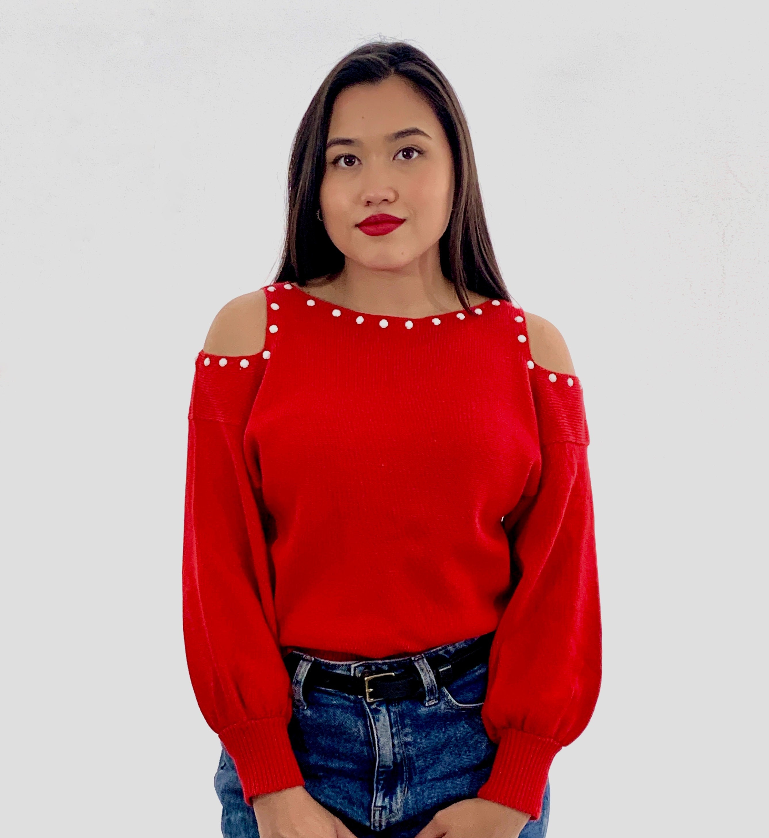 Cutout Chest Sweater Etsy