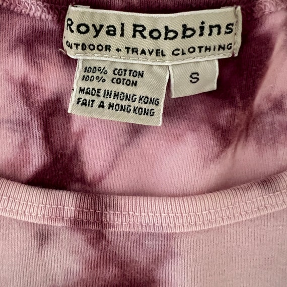 90s Vintage Tie Dye Crop Top / Pink Tank Top / Sm… - image 3