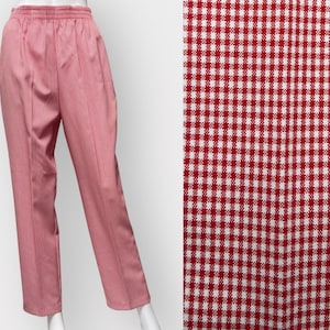 パンツ・ボトムスその他 ASCLO Vintage Gingham Check Banding Pants (2color) ellos Plus Size Gingham Crop Pants - 12, Brown Sugar Ivory