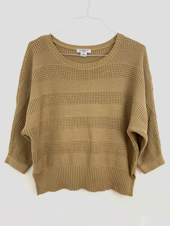 camel dolman sweater